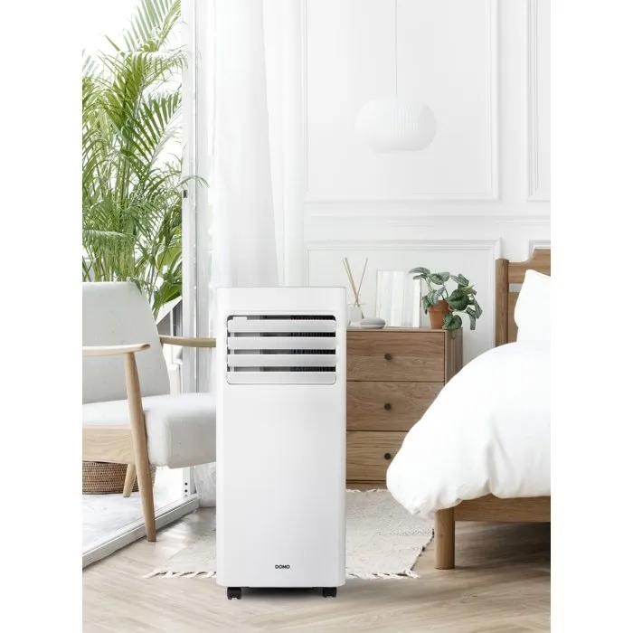 Domo Aire acondicionado portátil DO10181 9000 BTU 4 en 1: Refrigeración, ventilación, deshumidificación y purificación