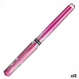 Uni-Ball Rollerball Signo Broad UM-153 1.0mm Rosa Metálico (Set de 12)