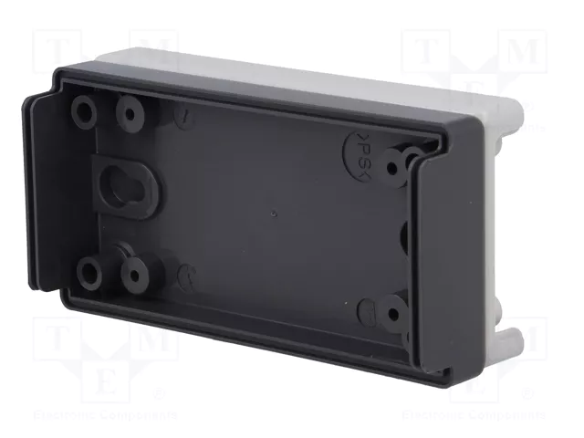 BOPLA Carcasa Universal de Poliestireno Negro 50x100x25mm