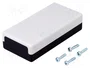 BOPLA Carcasa Universal de Poliestireno Negro 50x100x25mm