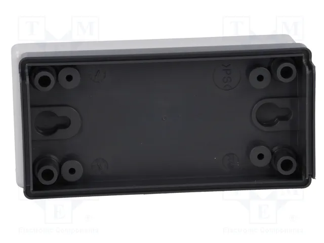 BOPLA Carcasa Universal de Poliestireno Negro 50x100x25mm