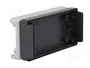 BOPLA Carcasa Universal de Poliestireno Negro 50x100x25mm