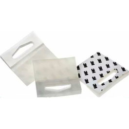 3M 1075 Perchas Adhesivas 50x50 mm Kit 500 Ud Poliéster Transparente