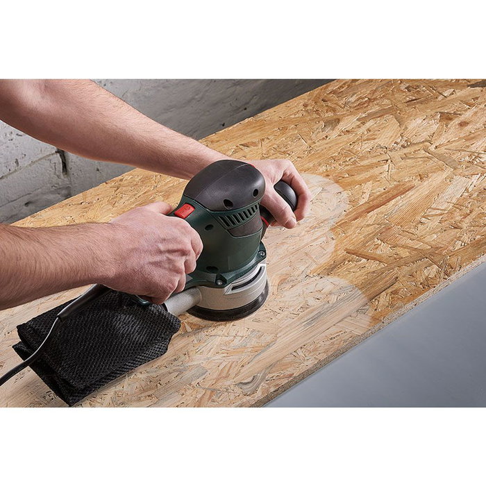 Wolfcraft Disco de Lija Multiorificio para Lijadora Excéntrica Ø125mm Grano 80