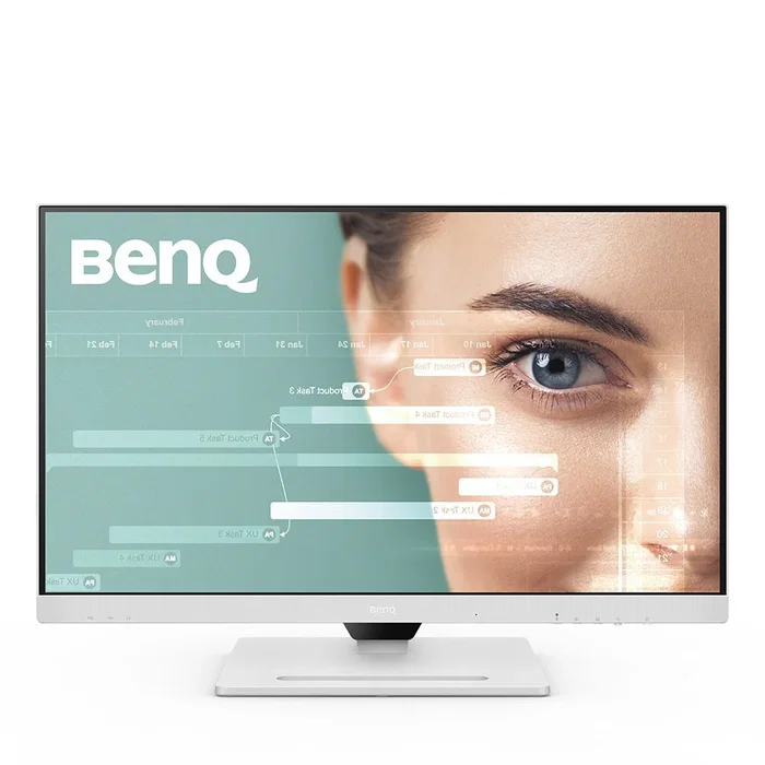 BenQ GW2790QT - Monitor 27" IPS QHD 2560 x 1440, 75 Hz, 5 ms, Flicker-Free, USB-C 65W, Altavoces, Ajustable, Blanco