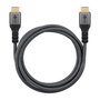 Goobay HDMI 2.0 Cable High-Speed con Ethernet 10 m, 4K @ 60Hz, 18 Gbit/s, 3x Blindado, Conectores Chapados en Oro, Negro/Plata