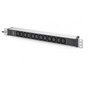 Digitus PDU 1U con 12 salidas C13, 230V/16A, negro