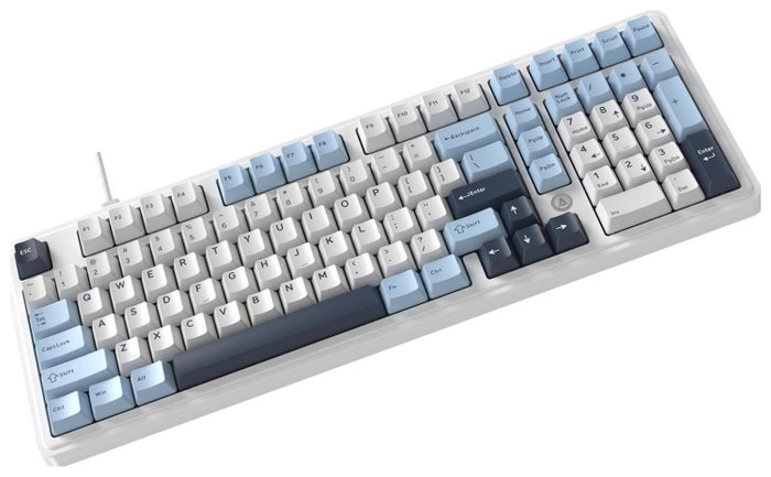 Ajazz AK980 Teclado Mecánico Magnético con Interruptores Magnéticos, Blanco Ajazz AK980 Teclado Mecánico Magnético con Interruptores Magnéticos, Blanco