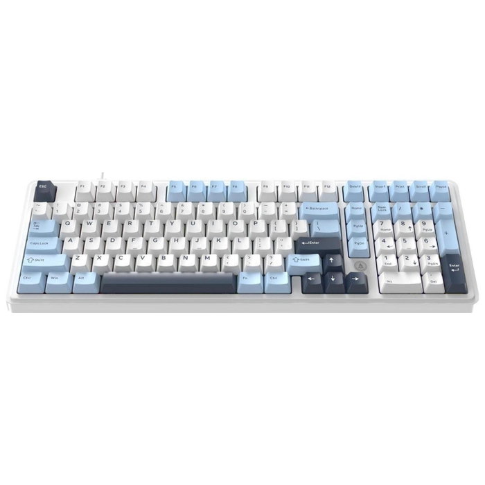 Ajazz AK980 Teclado Mecánico Magnético con Interruptores Magnéticos, Blanco Ajazz AK980 Teclado Mecánico Magnético con Interruptores Magnéticos, Blanco