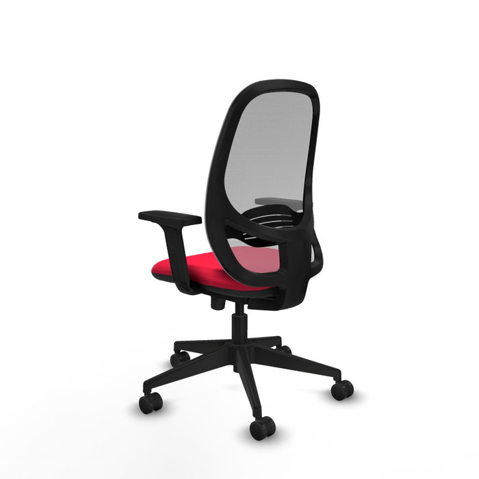 PIQUERAS Y CRESPO Silla de oficina Cilanco Rojo/Gris con mecanismo Sincro/Traslack PIQUERAS Y CRESPO Silla de oficina Cilanco Rojo/Gris con mecanismo Sincro/Traslack