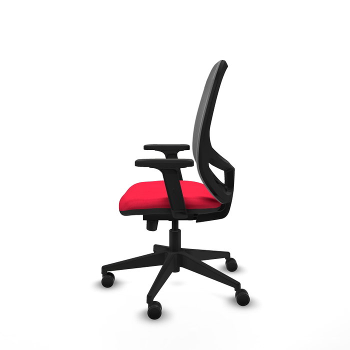 PIQUERAS Y CRESPO Silla de oficina Cilanco Rojo/Gris con mecanismo Sincro/Traslack PIQUERAS Y CRESPO Silla de oficina Cilanco Rojo/Gris con mecanismo Sincro/Traslack