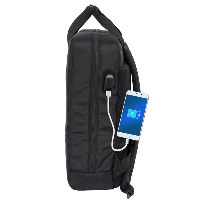 Safta Mochila Premium F.C. Barcelona para Portátil 13,3'' con USB - Black