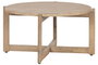 DKD Home Decor Mesa de Centro de Mango Natural 80x80x41 cm