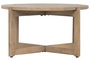 DKD Home Decor Mesa de Centro de Mango Natural 80x80x41 cm