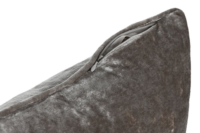 DKD Home Decor Cojín de Poliester Gris Claro 50x30 cm