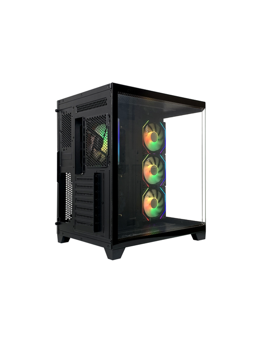 L-Link Nova Caja Gaming con 4 Ventiladores RGB y Cristal Templado L-Link Nova Caja Gaming con 4 Ventiladores RGB y Cristal Templado