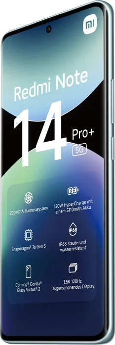 Xiaomi Redmi Note 14 Pro+ 5G 8GB 256GB Azul