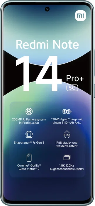 Xiaomi Redmi Note 14 Pro+ 5G 8GB 256GB Azul