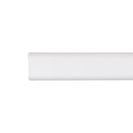 Cintacor Barra de Armario Ovalada Metal Blanco 200cm 15x25mm