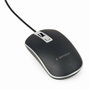 Gembird MUS-4B-06-BS Ratón Óptico Ambidextro Negro y Plata