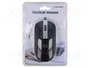 Gembird MUS-4B-06-BS Ratón Óptico Ambidextro Negro y Plata