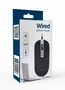 Gembird MUS-4B-06-BS Ratón Óptico Ambidextro 1200 DPI Negro y Plata