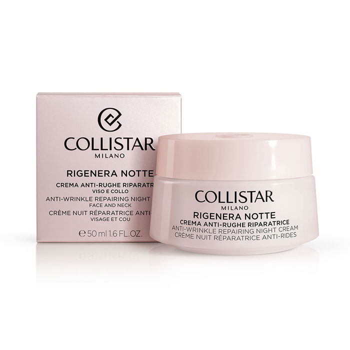 Collistar RIGENERA Crema Noche Antiarrugas Tratamiento Facial Hidratante para Mujer 50 ml