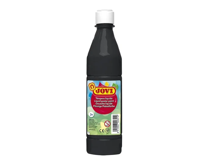 Jovi Tempera liquida escolar 500 ml negro Jovi Tempera liquida escolar 500 ml negro
