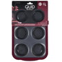 Molde 6 Cupcakes Silicona Reforzado Scarlet Quid 29x18,8x3,8 cm (12 Unidades)