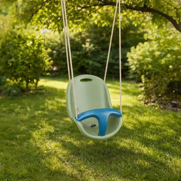 ALE3222870961589 - Aleo By Trigano Silla de Actividades para Bebé, Gimnasio Infantil, Verde/Azul