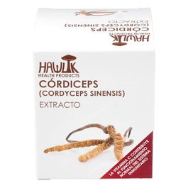 HAWLIK Cordiceps Extracto Puro 60 Cápsulas Vegetales con Vitamina C para Sistema Inmunitario