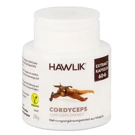 HAWLIK Extracto de Córdiceps Puro con Vitamina C 60 cápsulas
