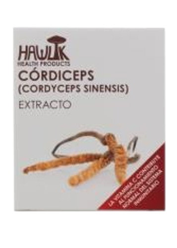 HAWLIK Extracto de Córdiceps Puro con Vitamina C 60 cápsulas