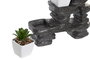 DKD Home Decor Figura Resina Monje Surtido de 2 Piezas