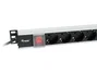 EQUIP PDU de 8 salidas, Carcasa de Aluminio, Cable 3m