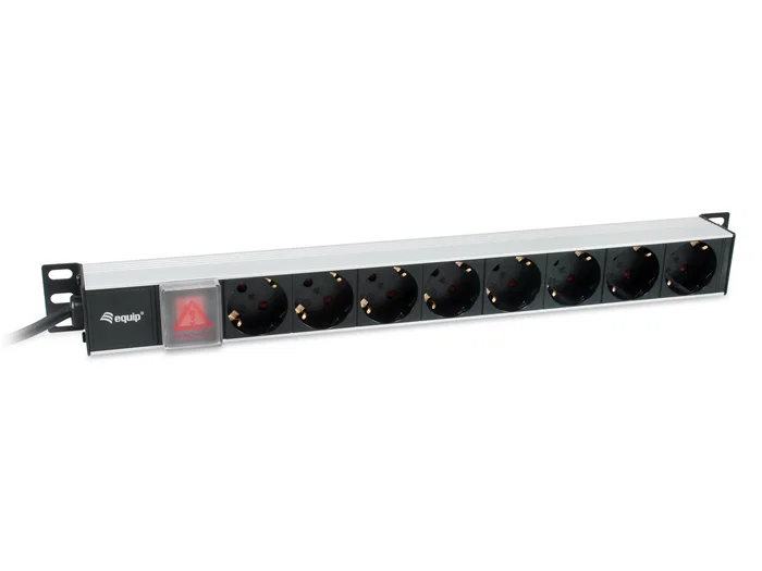 EQUIP PDU de 8 salidas, Carcasa de Aluminio, Cable 3m EQUIP PDU de 8 salidas, Carcasa de Aluminio, Cable 3m