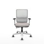 PIQUERAS Y CRESPO Silla de oficina Haches Blanco con mecanismo Sincro/Traslack