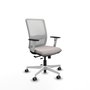PIQUERAS Y CRESPO Silla de oficina Haches Blanco con mecanismo Sincro/Traslack