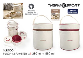 Thermosport Funda Térmica para Fiambre 380+580ml