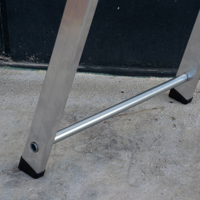 SIFER Escalera Expert Pro de aluminio con 6 peldaños de 12 cm