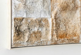 DKD Home Decor Cuadro Moderno Dorado Blanco Abstracto Lienzo PS 5.5 x 152 x 102 cm