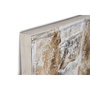 DKD Home Decor Cuadro Lienzo Abstracto 3D Dorado 102x5,5x152 cm