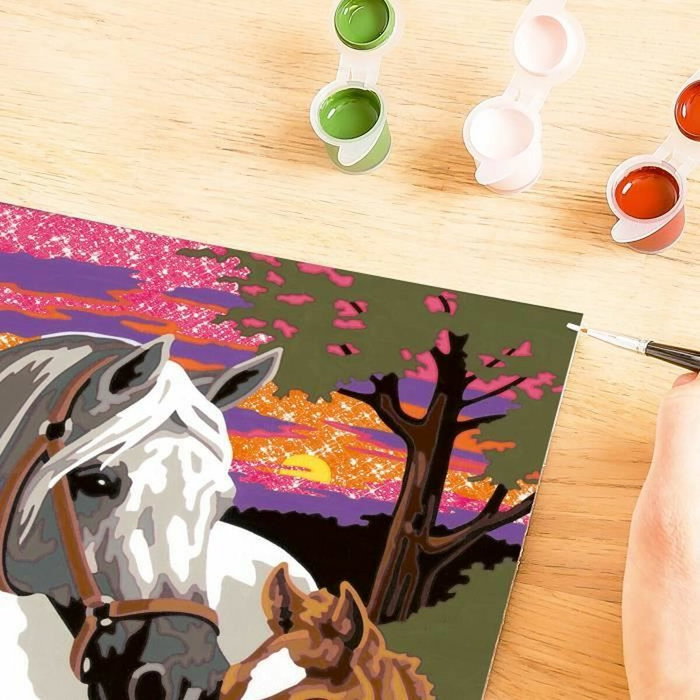 Ravensburger CreArt Kids - Caballos al atardecer (18 x 24 cm) Ravensburger CreArt Kids - Caballos al atardecer (18 x 24 cm)
