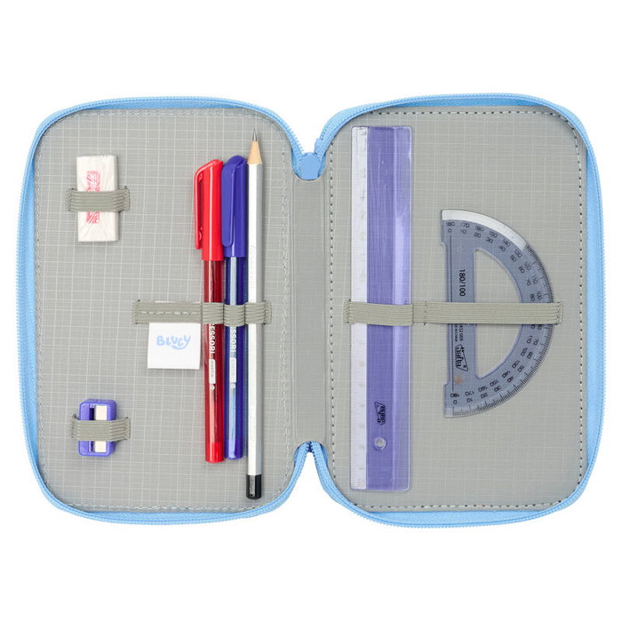 Safta Plumier Bluey Let'S Play Triple 37 Pcs