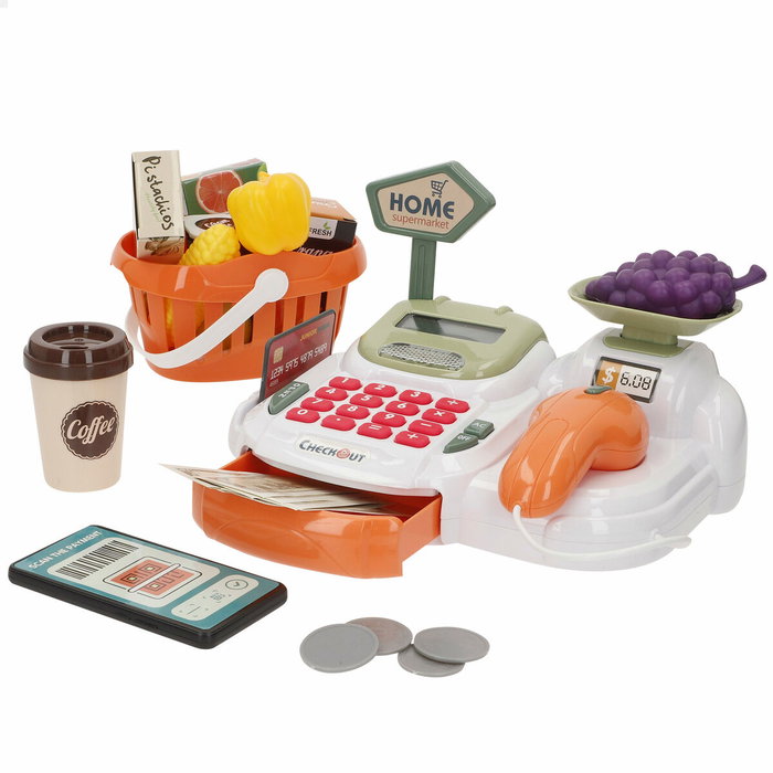 Caja Registradora de Juguete 23 x 14 x 17 cm 4 Unidades