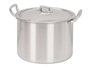KINVARA Olla de Aluminio de 8 L, 24 cm, Plata (Pack de 2)平衡
