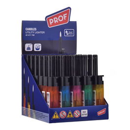 Prof Encendedor Electrónico Recargable Multiusos para Velas, Colores Surtidos