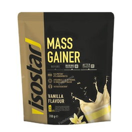 ISOSTAR Mass Gainer Batido de Proteínas en Polvo Sabor Vainilla, 700 g (Doypack)