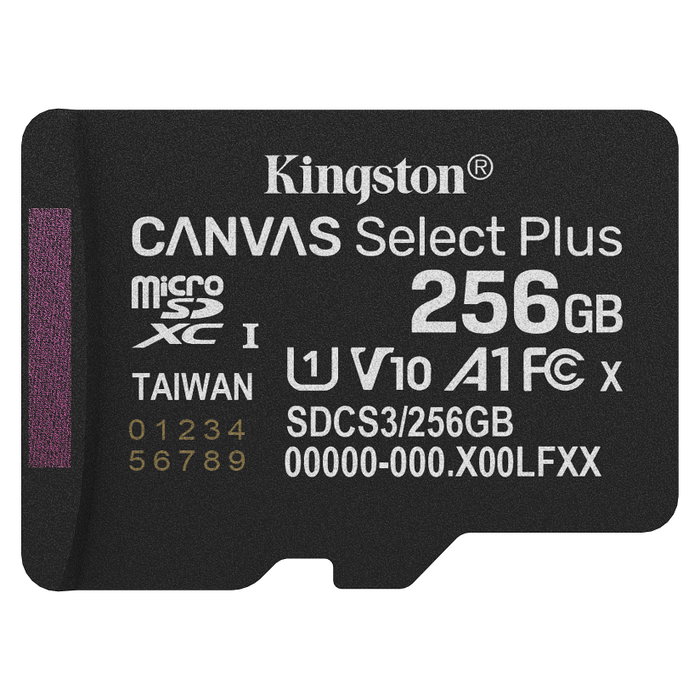 Kingston Canvas Select Plus 256 GB microSDXC A1