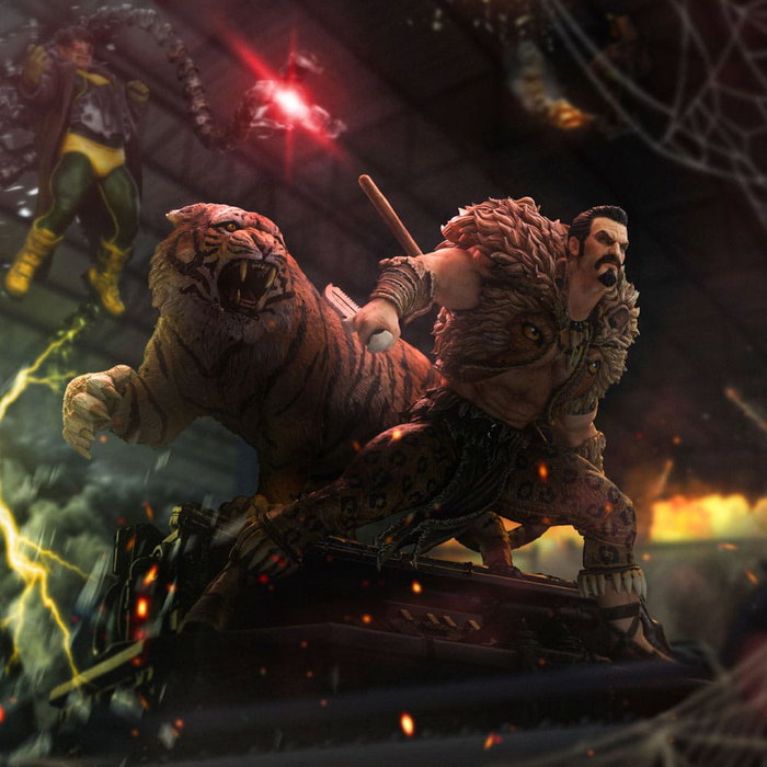 Spider-Man vs. Villains Estatua 1/10 BDS Art Scale Kraven Diorama 22 cm Spider-Man vs. Villains Estatua 1/10 BDS Art Scale Kraven Diorama 22 cm